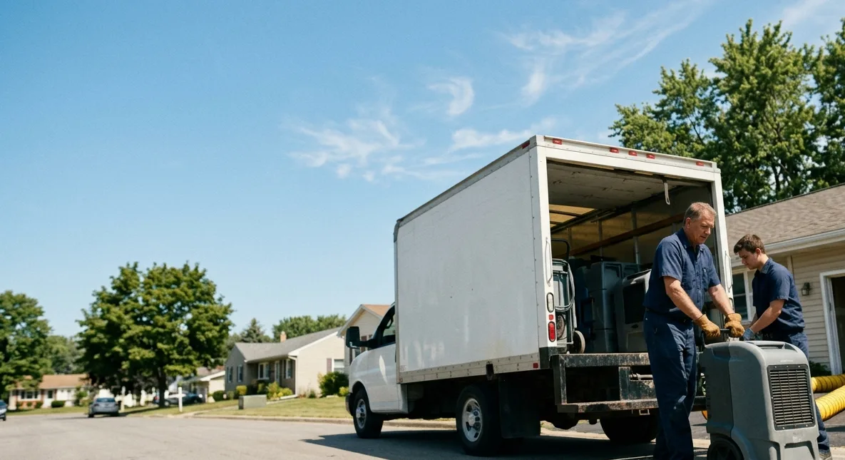 Water Damage Cleanup in Griffin, IN near me